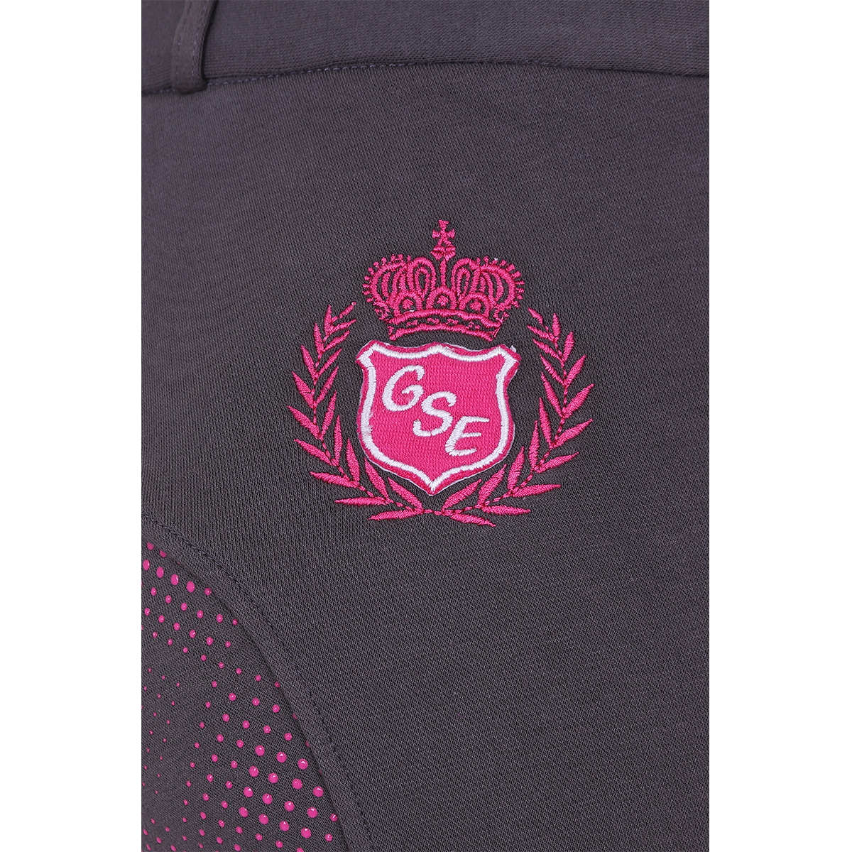GS Equestrian Carol Damen-Reithose mit Vollbesatz, zweifarbig, Silikon