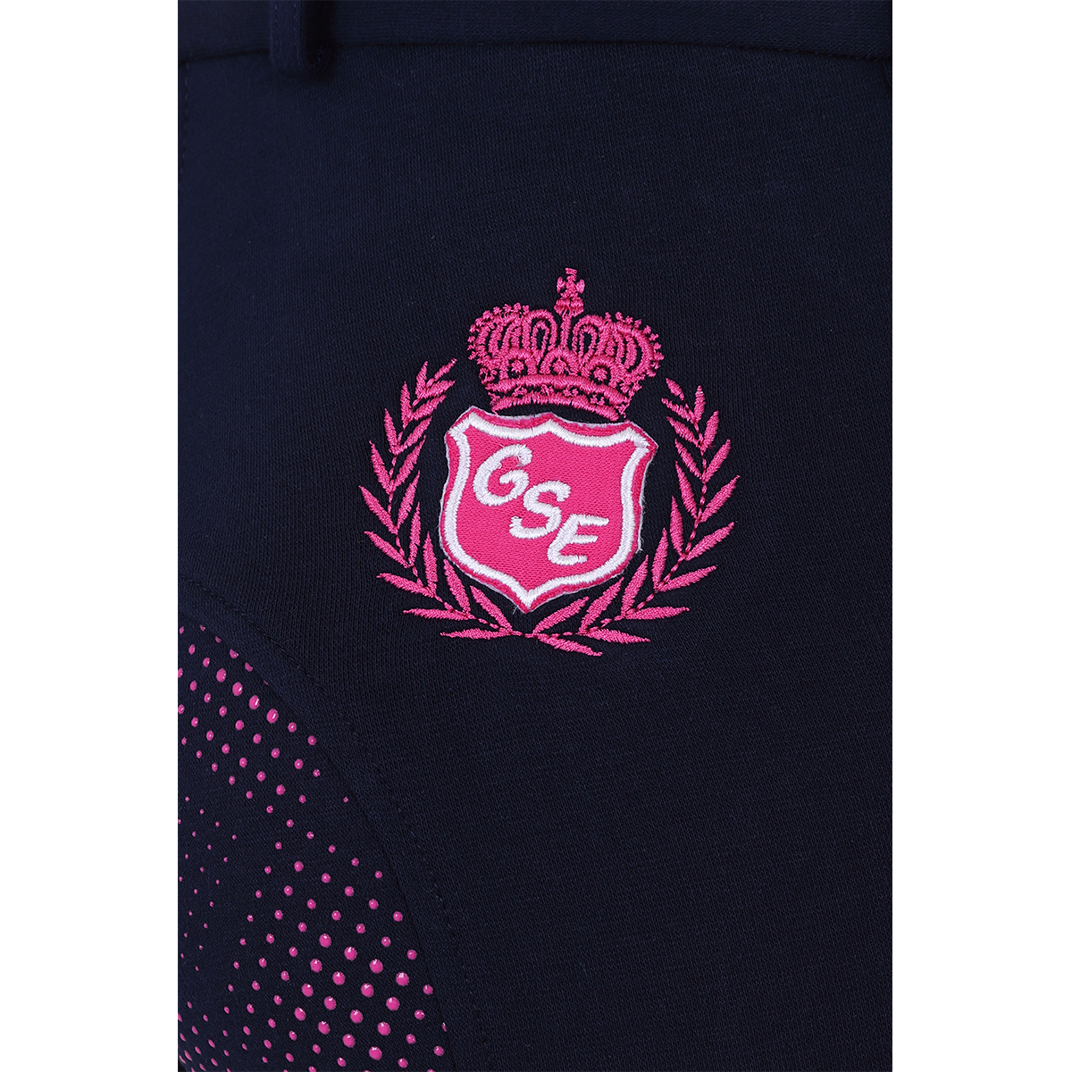 GS Equestrian Carol Damen-Reithose mit Vollbesatz, zweifarbig, Silikon