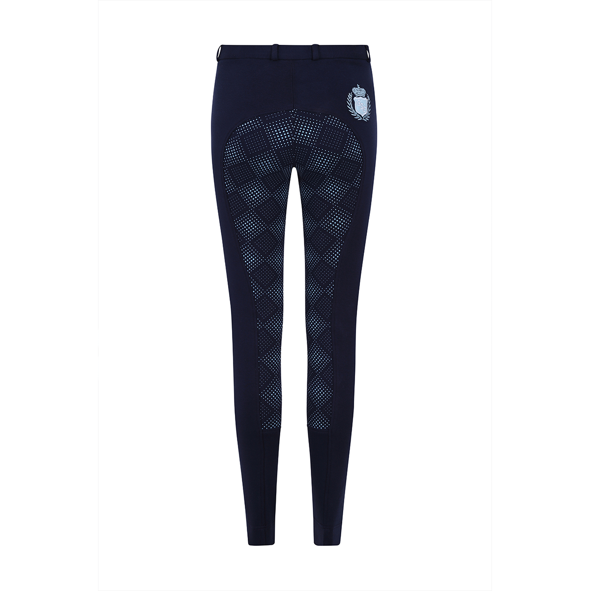 GS Equestrian Carol Damen-Reithose mit Vollbesatz, zweifarbig, Silikon