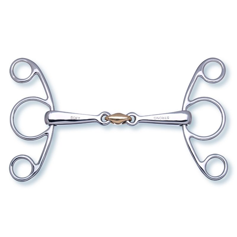 Stubben 2-in-1-Schmetterlingstrense – doppelt gebrochen