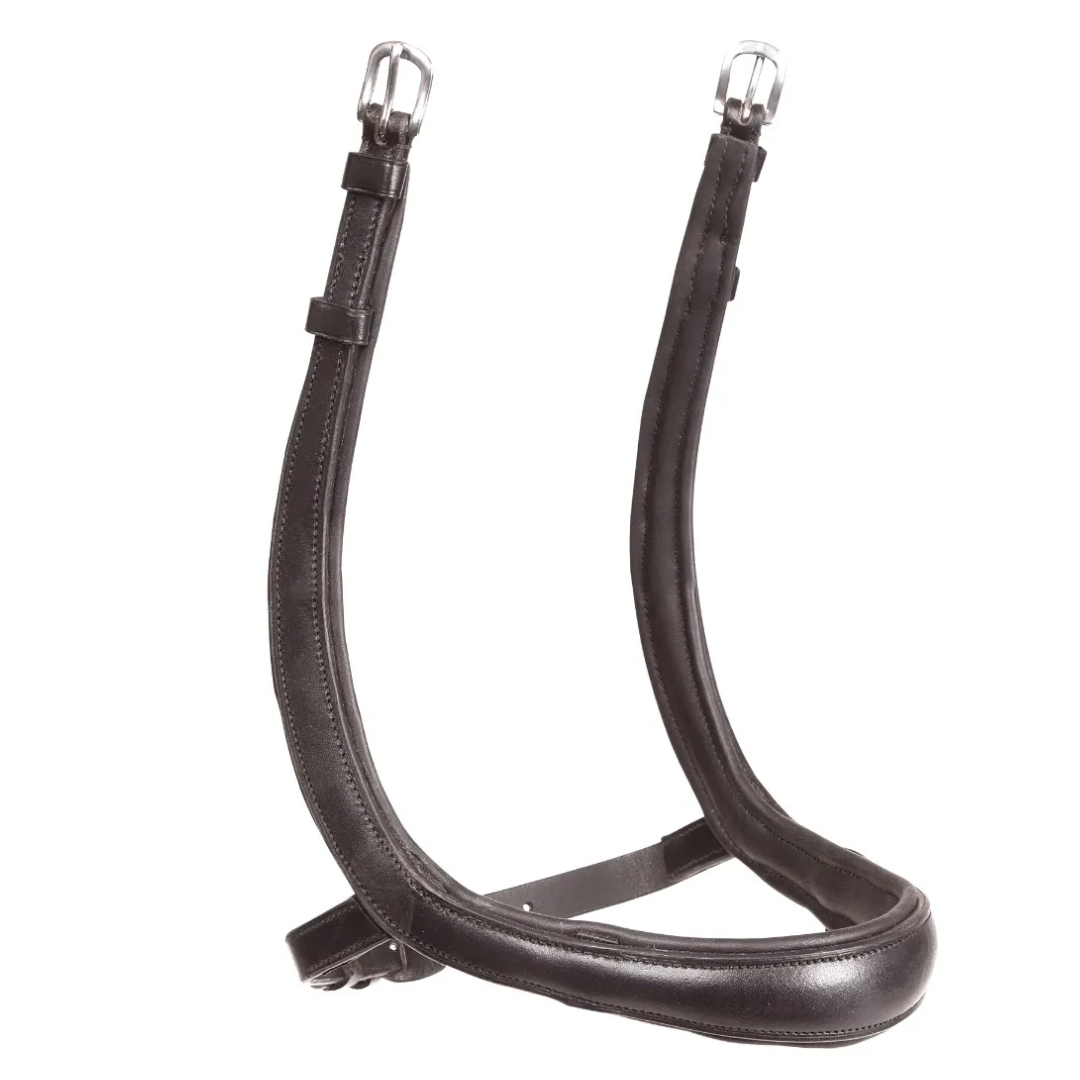 Shires Velociti RAPIDA Ergonomic Curved Cavesson Noseband #colour_havana