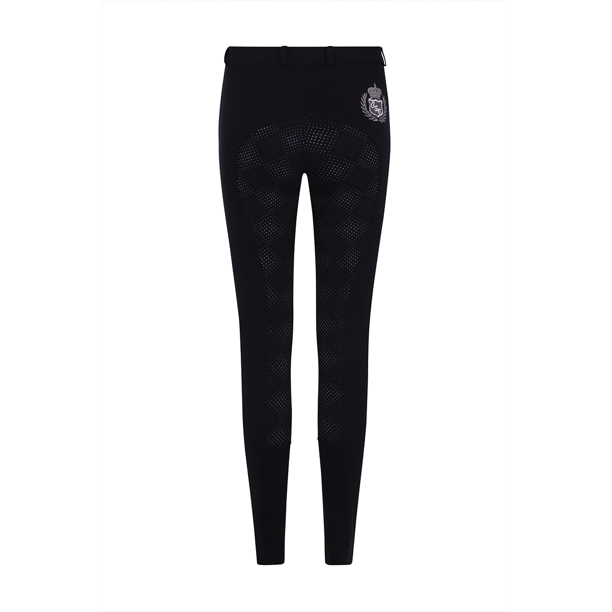 GS Equestrian Carol Damen-Reithose mit Vollbesatz, zweifarbig, Silikon