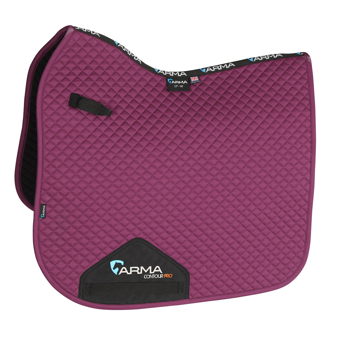Shires ARMA Dressage Saddlecloth #colour_plum