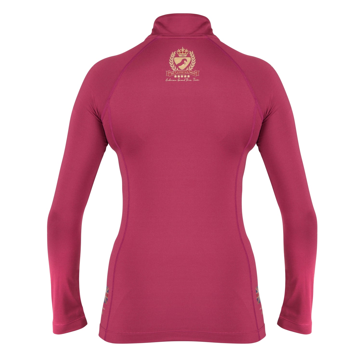 Shires Aubrion Team Long Sleeve Ladies Base Layer #colour_mulberry