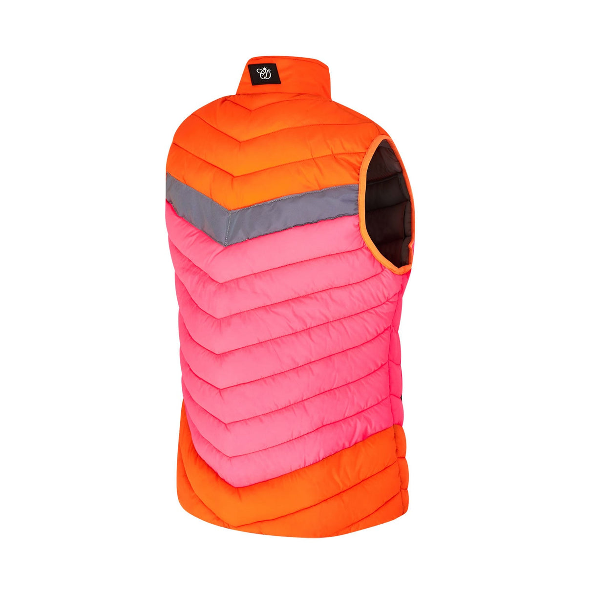 Equisafety Hi-Vis Riding Gilet #colour_pink-orange