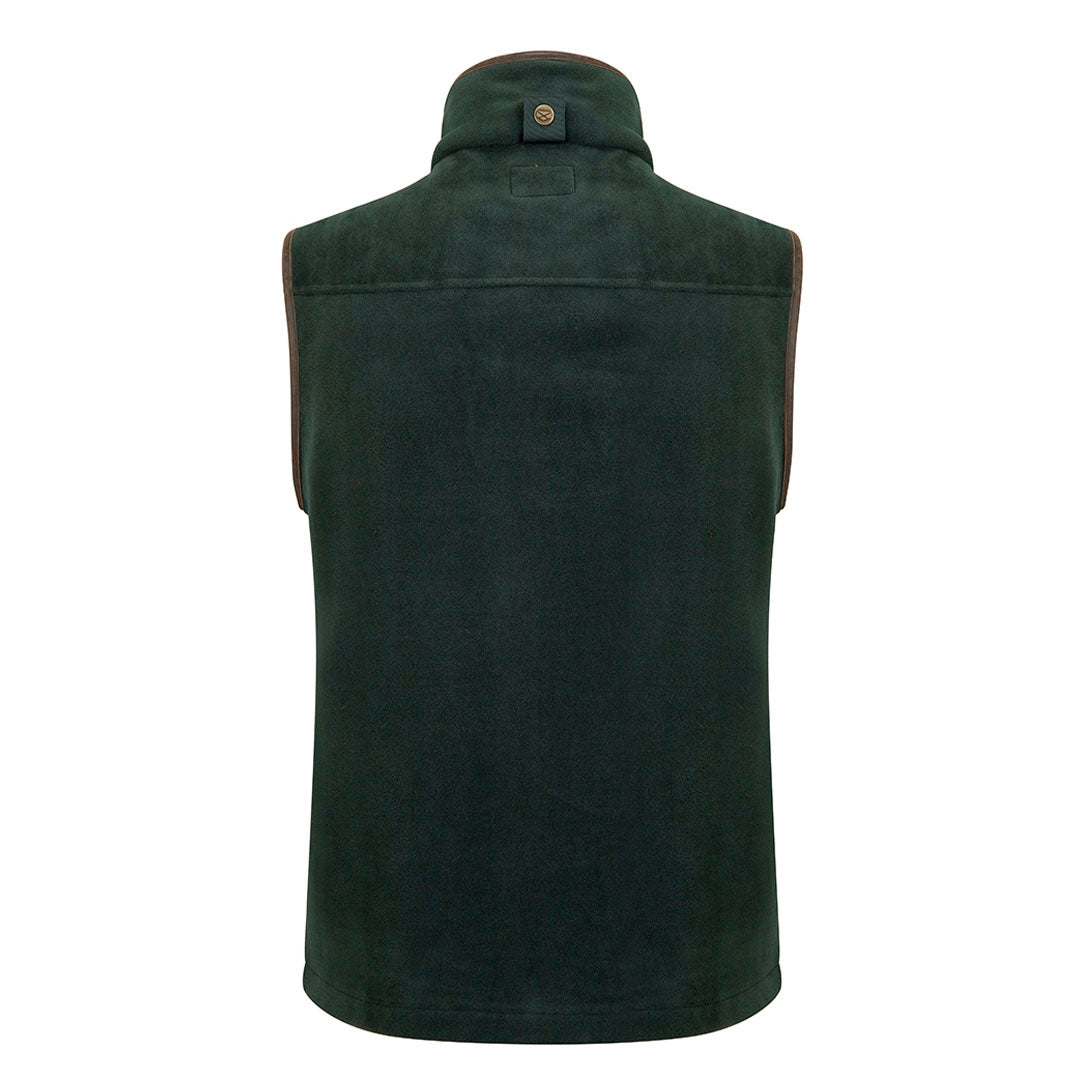 Hoggs of Fife Stenton Men's Technical Fleece Gilet #colour_pine