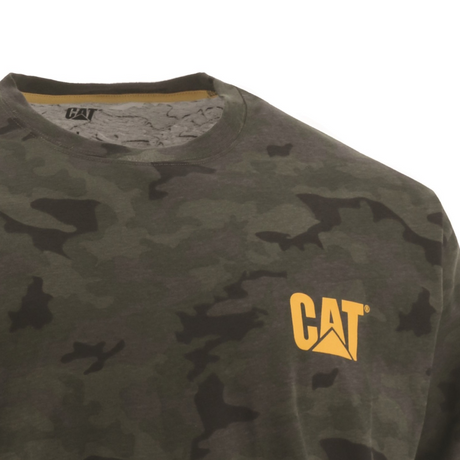 Caterpillar Trademark Banner Long Sleeve Tee