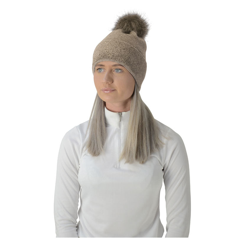 HyFASHION Two Toned Alaska Bobble Hat