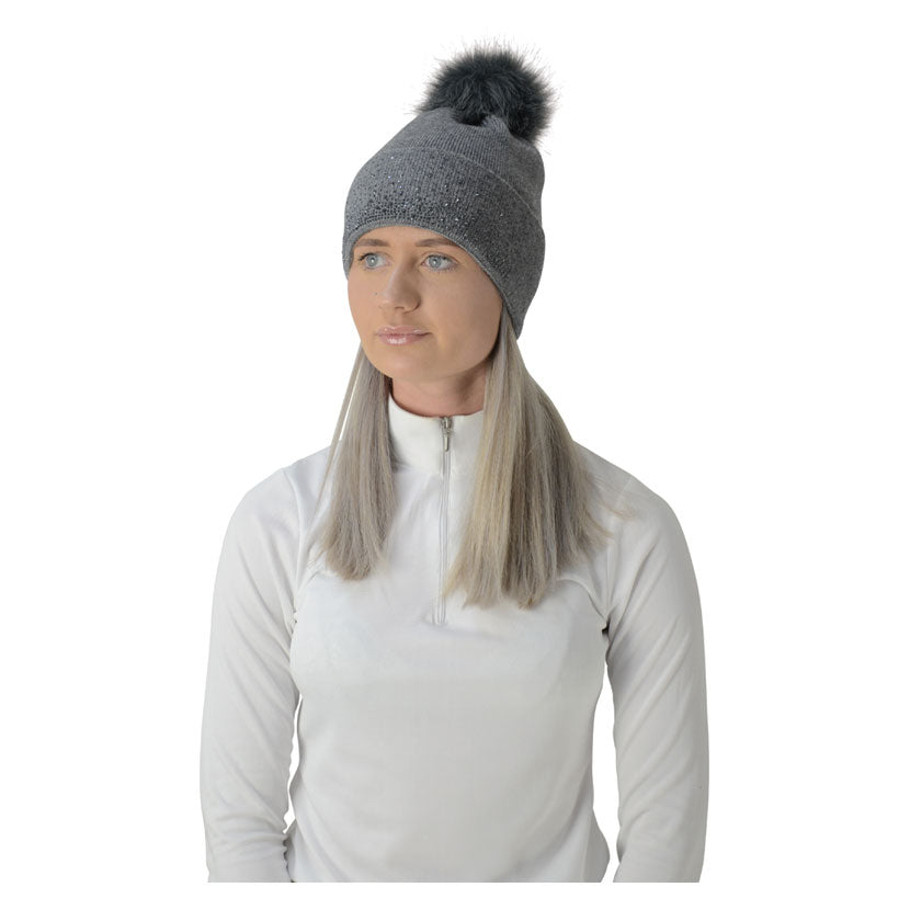 HyFASHION Two Toned Alaska Bobble Hat