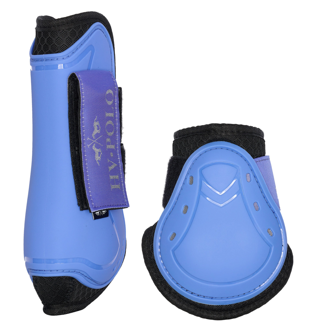 HV Polo Classic Tendon and Fetlock Boot Set #colour_blue