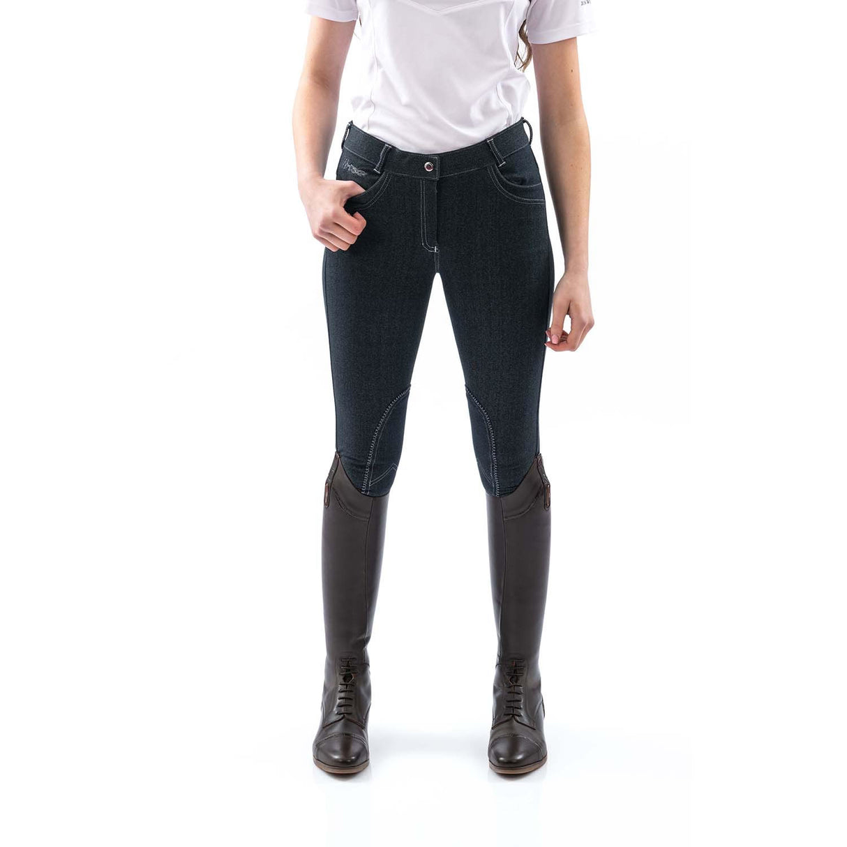 Whitaker Rawdon Damen Jeans-Strickreithose