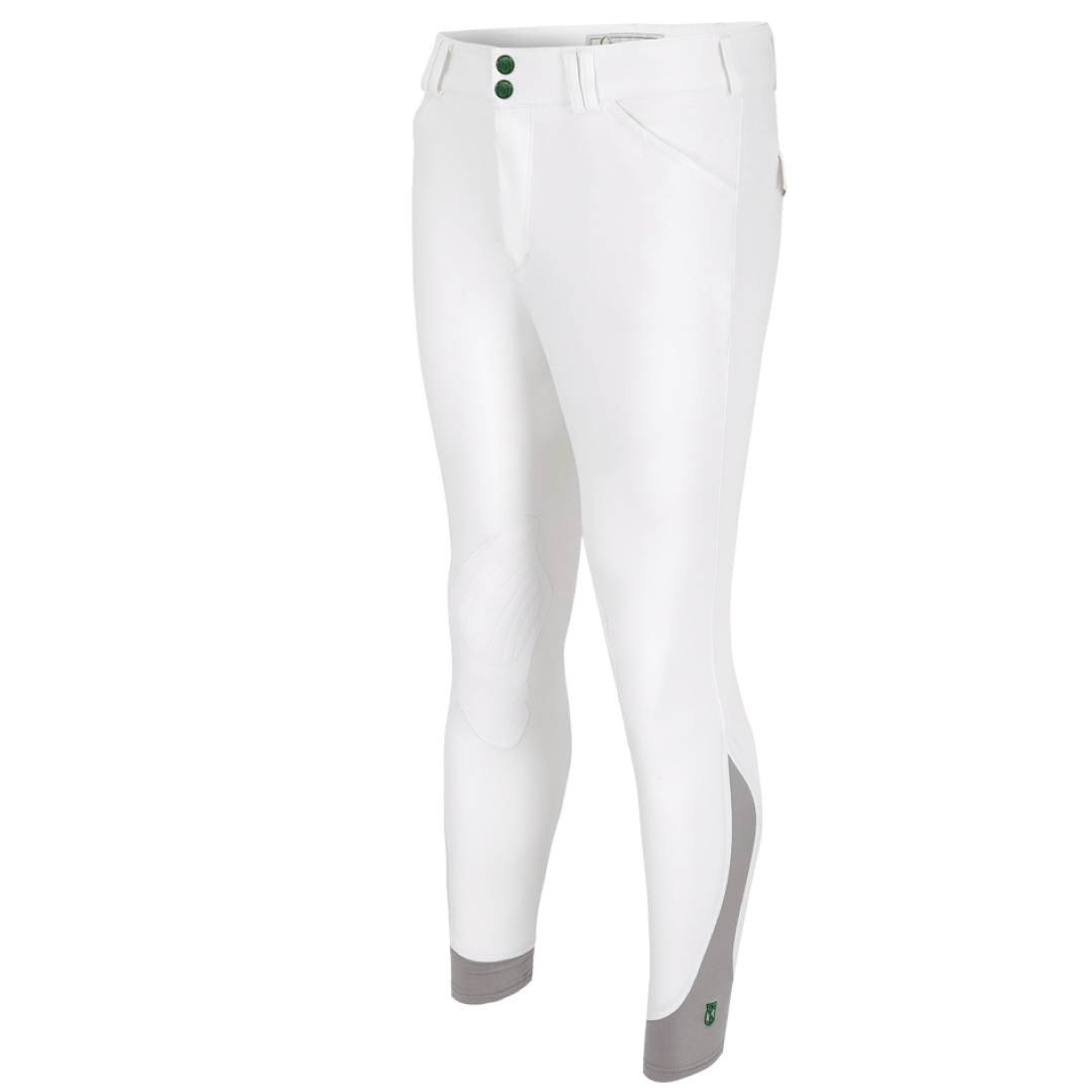 Tredstep Ireland Verde Gents Knee Patch Breeches #colour_white