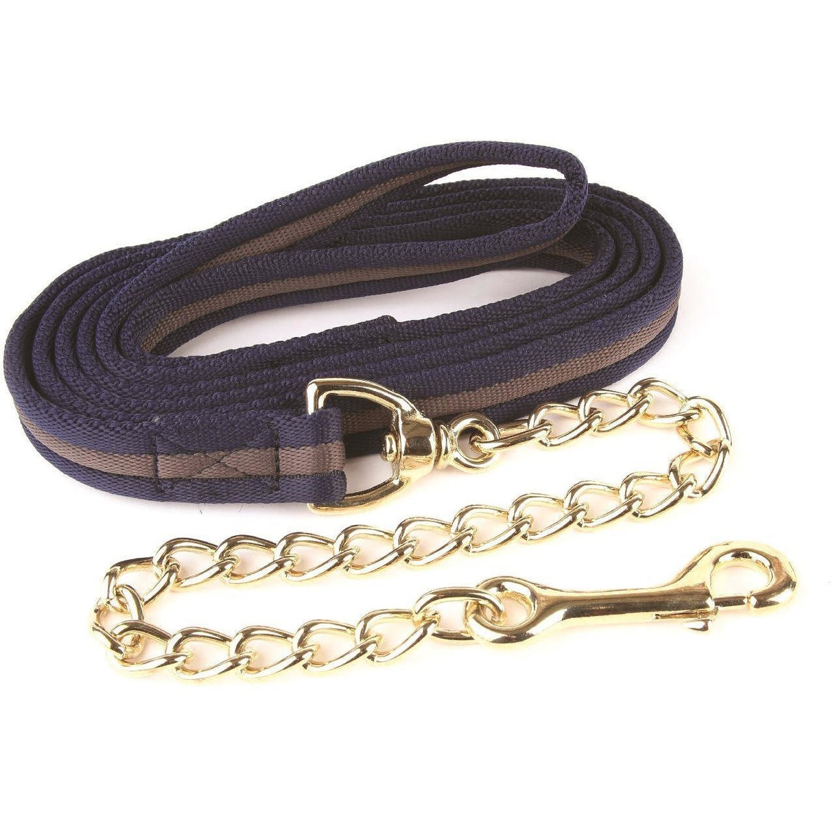 Hy Soft Webbing Führzügel mit Kette
