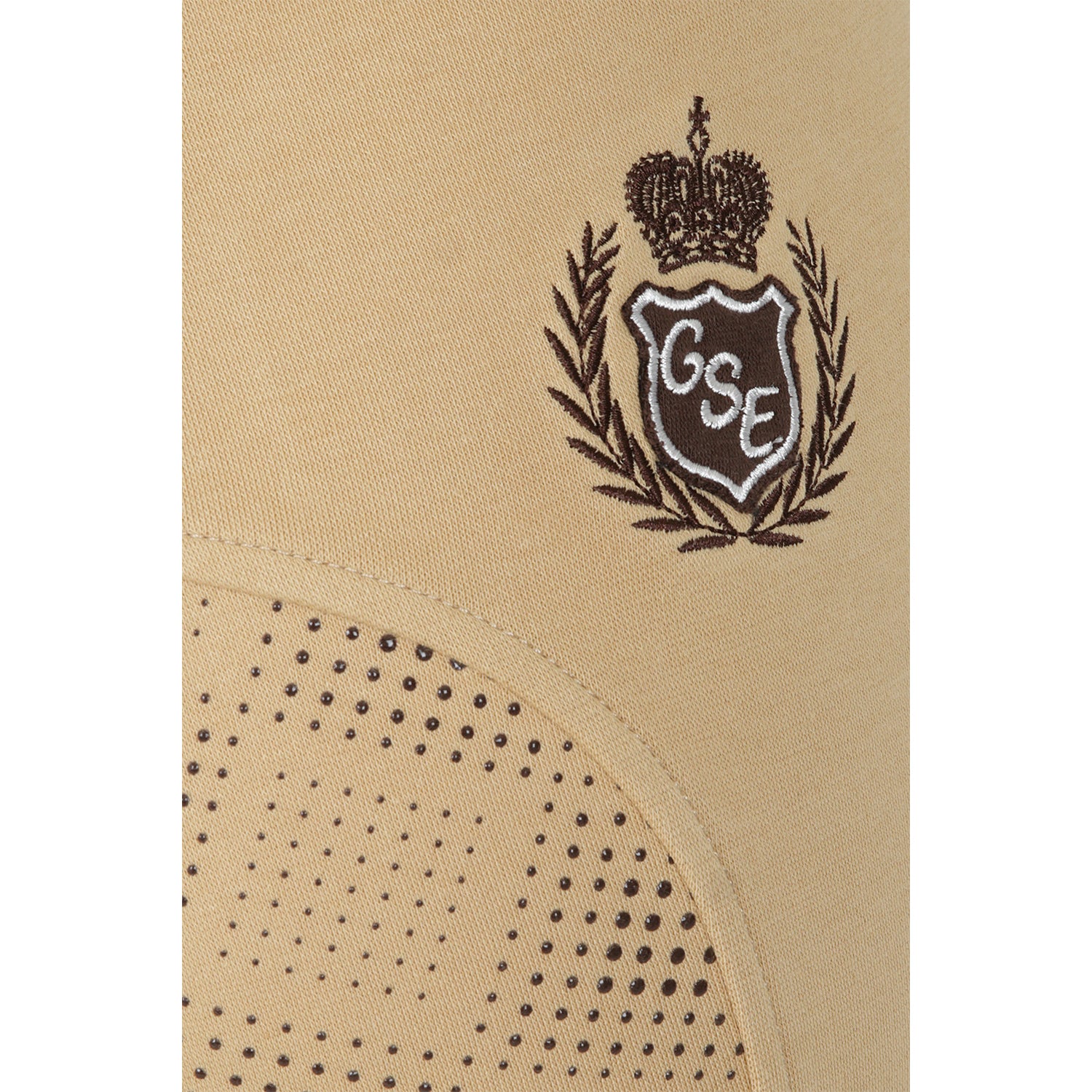 GS Equestrian Carol Damen-Reithose mit Vollbesatz, zweifarbig, Silikon