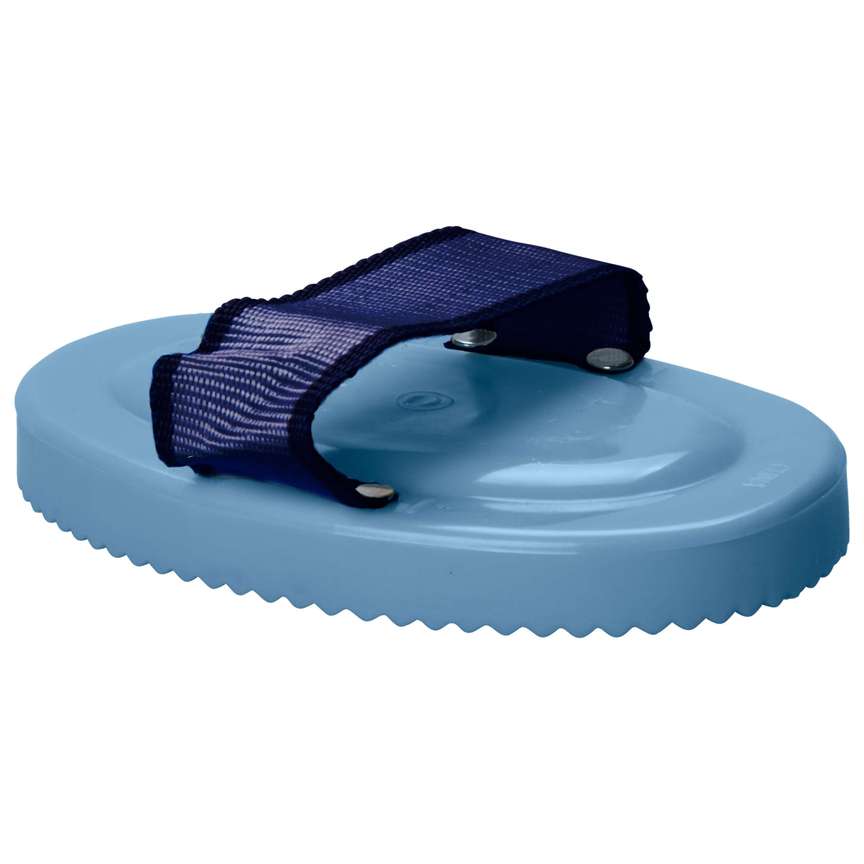 Imperial Riding Curry Comb With Hand Loop #colour_blue-breeze