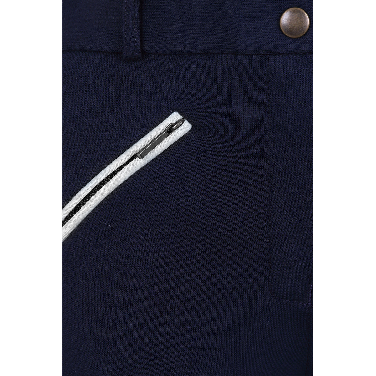 GS Equestrian Carol Damen-Reithose mit Vollbesatz, zweifarbig, Silikon
