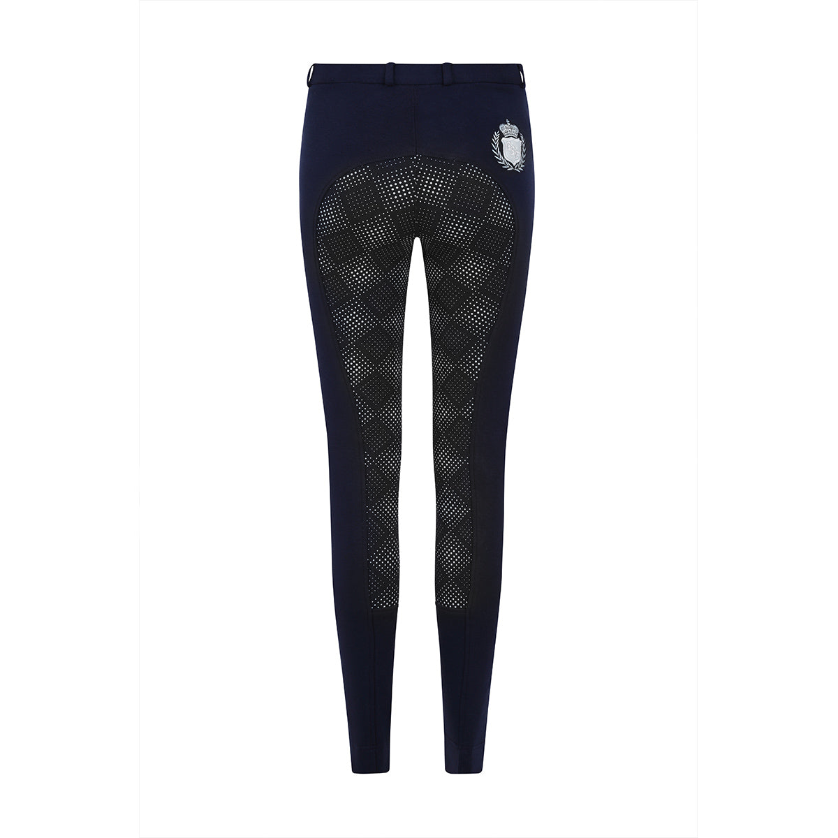 GS Equestrian Carol Damen-Reithose mit Vollbesatz, zweifarbig, Silikon