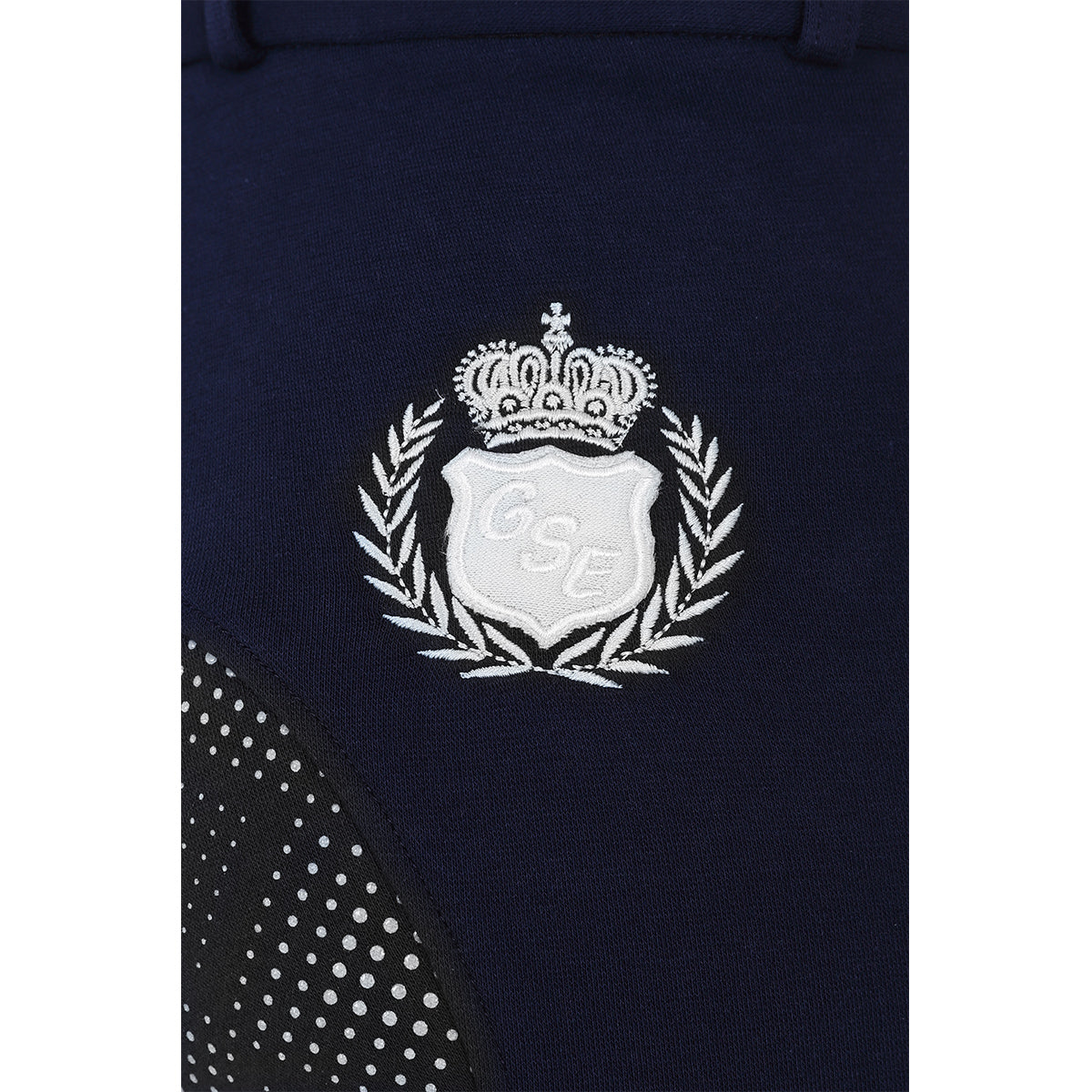 GS Equestrian Carol Damen-Reithose mit Vollbesatz, zweifarbig, Silikon