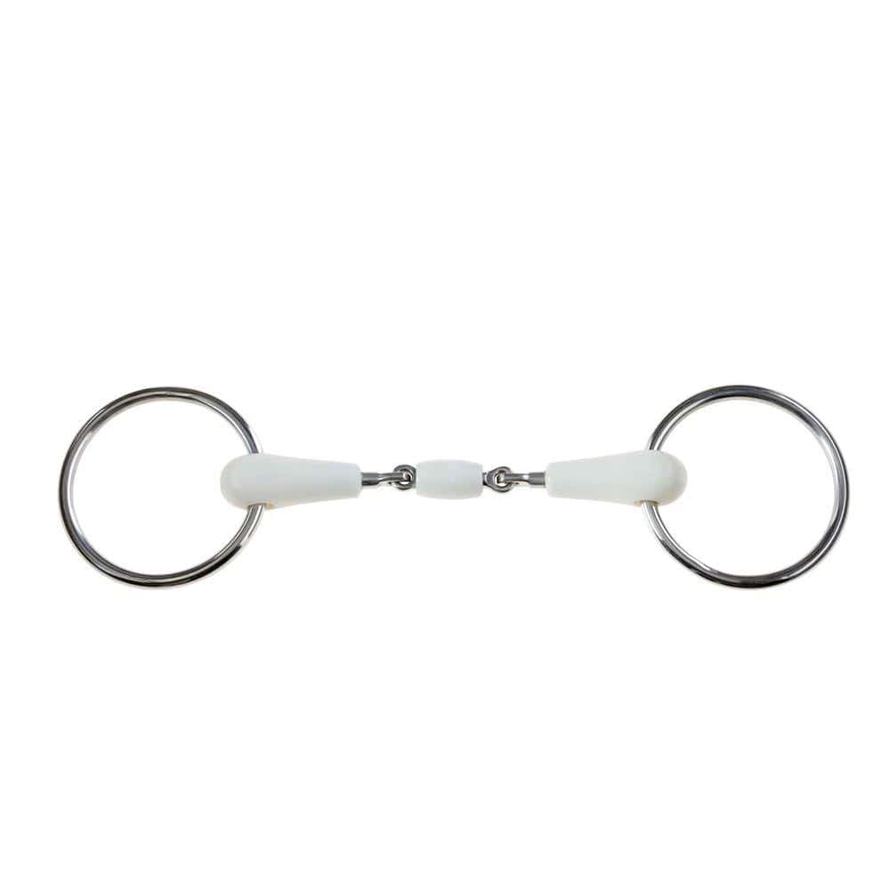 Mors à filet à maillons ovales à anneau libre Korsteel Flexi