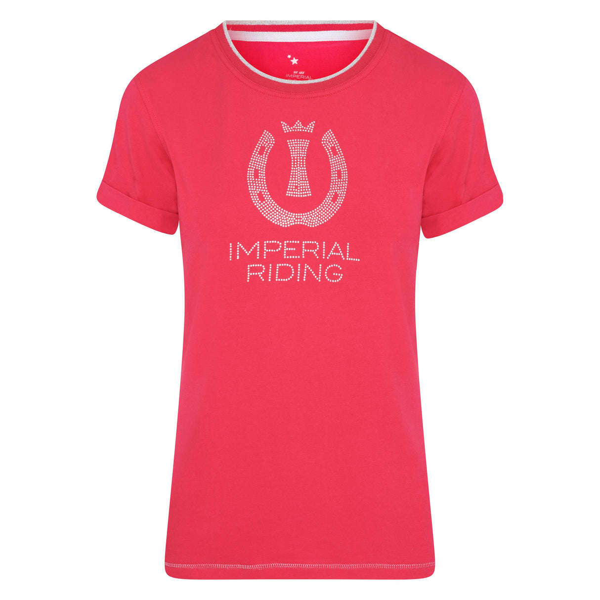 Imperial Riding Gem Star Top #colour_bright-rose