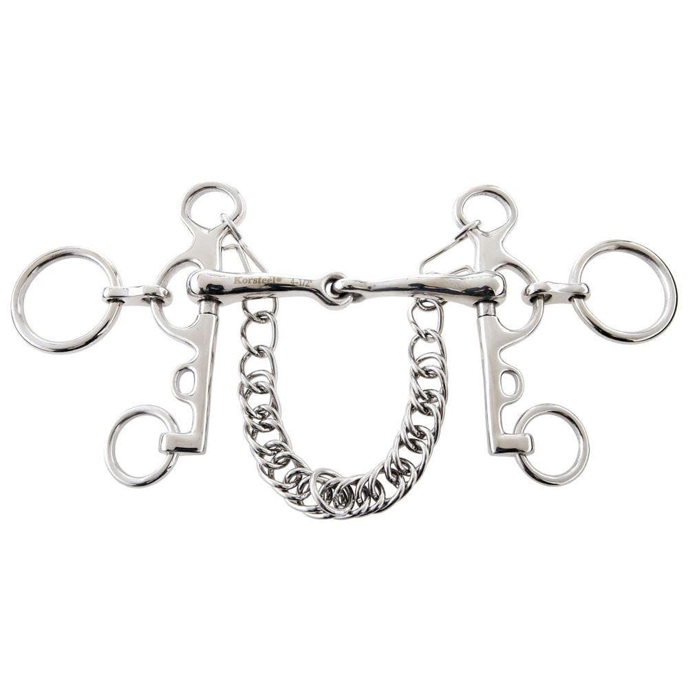 Korsteel Rugby-Pelham-Gebiss aus Edelstahl