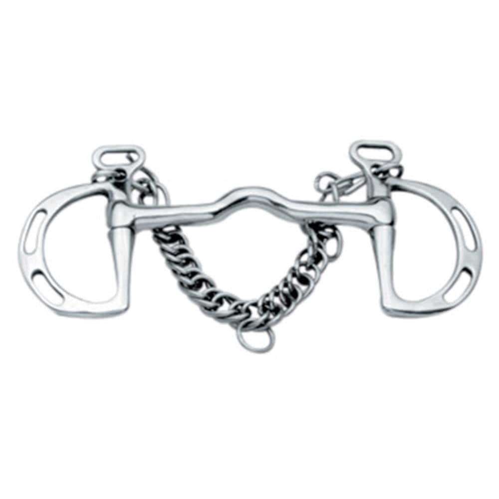 Mors Kimblewick à anneau fendu Korsteel en acier inoxydable Cambridge