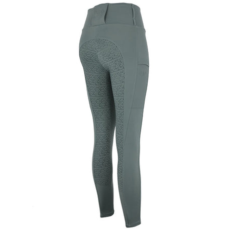 Woof Wear All Season Ladies Full Seat Riding Tights #colour_sage-green