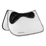 Acavallo Saddle Pad JS CW-3Ds Memory Foam 3D Spacer Gel Grip #colour_white