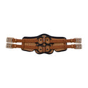 Stubben Equi-Soft® Short Saddle Girth with Cover - Tobacco #colour_neoprene-black