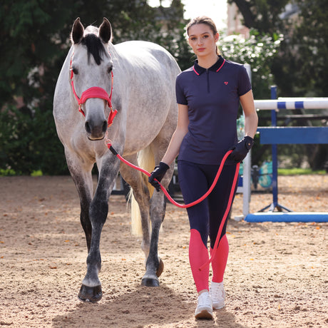 Shires Aubrion Ladies Poise Tech Polo #colour_navy-blue