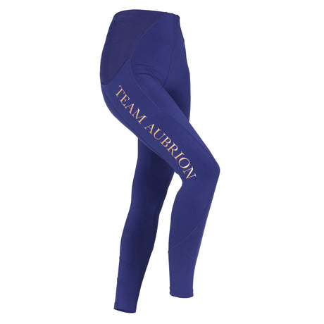 Shires Aubrion Ladies Team Riding Tights #colour_navy