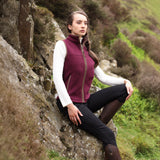 Shires Aubrion Core Ladies Fleece Gilet #colour_maroon