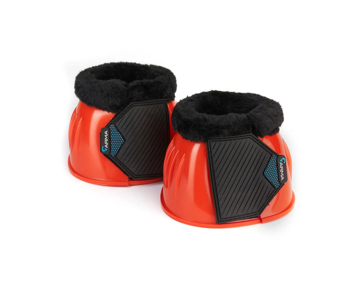 Shires ARMA Comfort Gloss Over Reach Boots #colour_orange