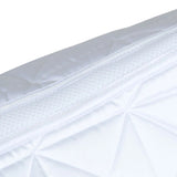 Weatherbeeta Satin Luxe Air-Tec Dressage Saddle Pad #colour_white