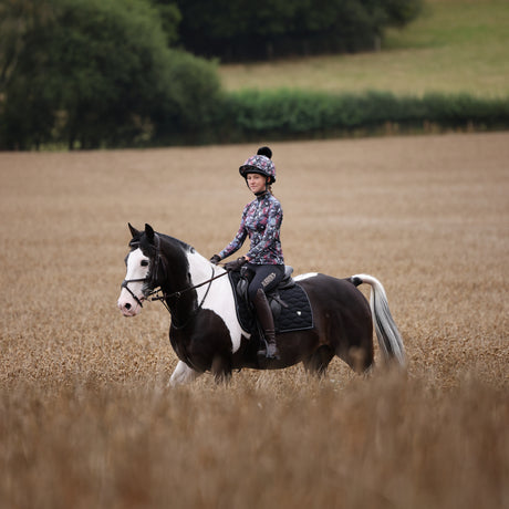 Shires Aubrion Young Rider React Long Sleeve Base Layer #colour_abstract