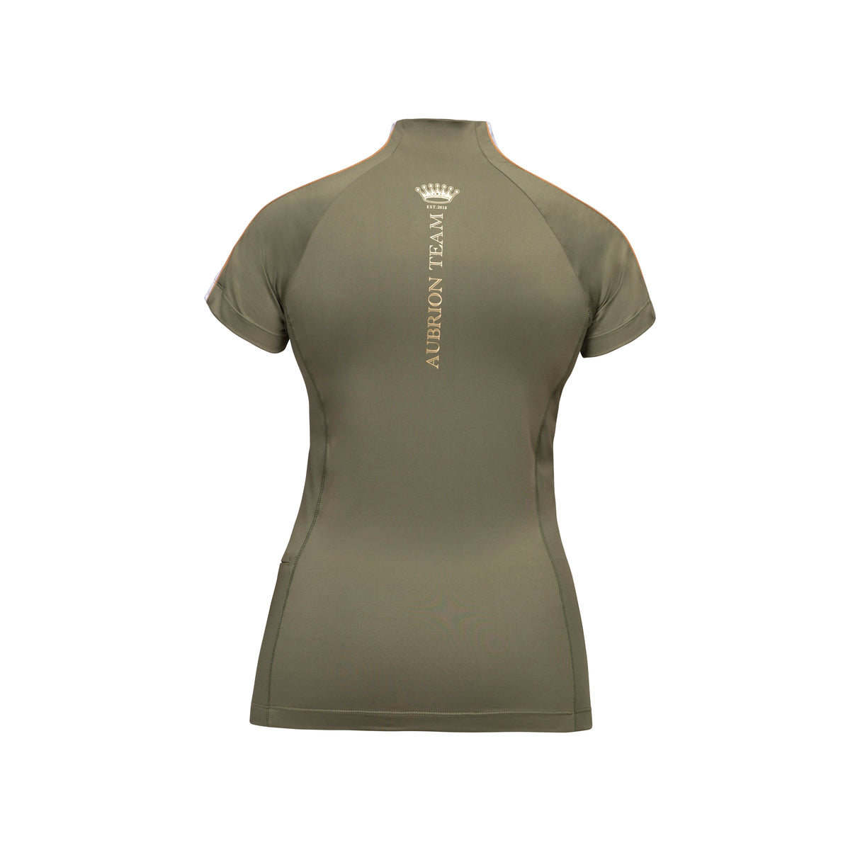 Shires Aubrion Ladies Team Short Sleeve Base Layer #colour_moss