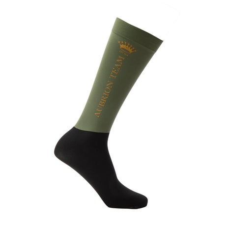 Shires Aubrion Ladies Team Socks #colour_moss