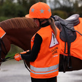 Shires EQUI-FLECTOR® Safety Vest #colour_orange