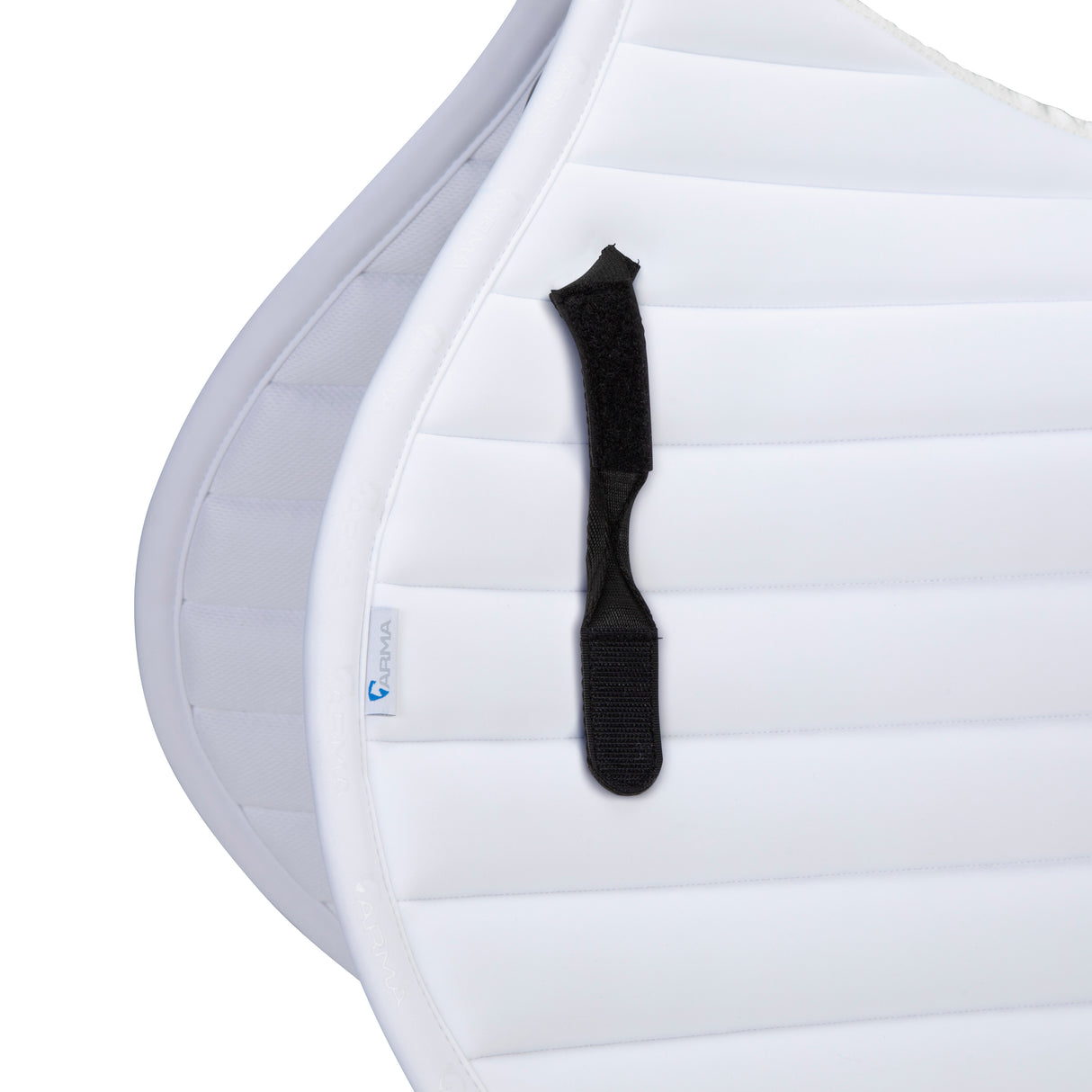 Shires ARMA Elegance 2.0 Jump Saddlecloth #colour_white