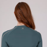 Shires Aubrion Equestrian Long Sleeve Base Layer #colour_thyme