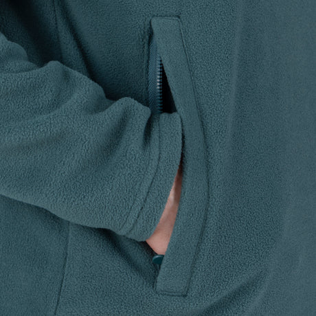 Shires Aubrion Equestrian Quarter Zip Fleece #colour_midnight-taupe
