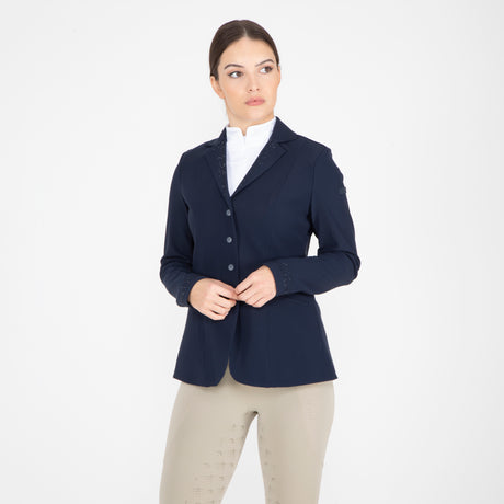 Shires Aubrion Ladies Optima-GX Show Jacket #colour_navy