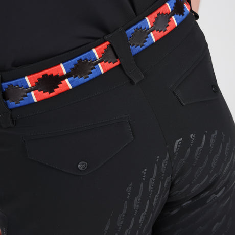 Shires Aubrion Optima MX-FG Breeches - Mens #colour_black