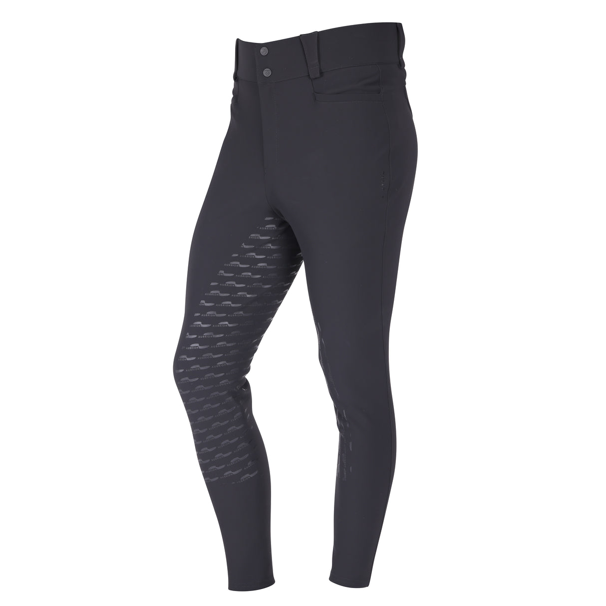 Shires Aubrion Optima MX-FG Breeches - Mens #colour_black
