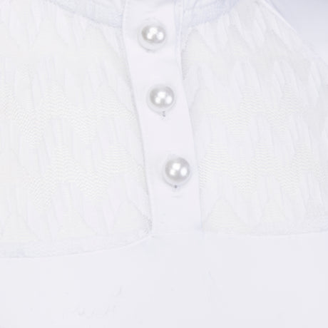 Shires Aubrion Optima VX Show Shirt - Young Rider #colour_white