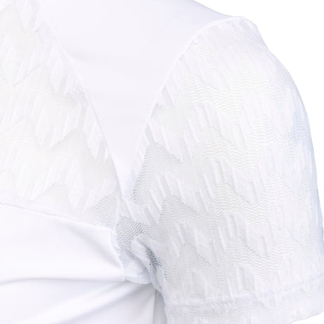 Shires Aubrion Optima VX Show Shirt - Young Rider #colour_white