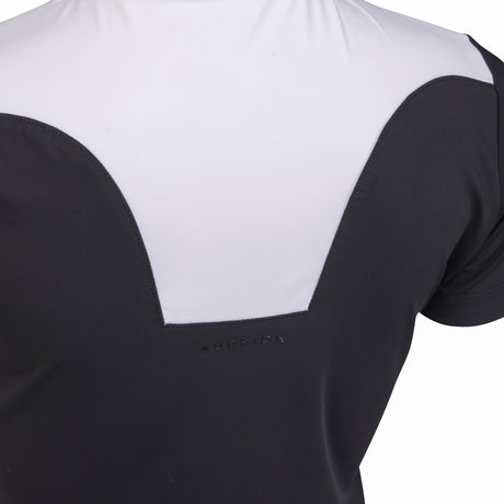 Shires Aubrion Optima MX Show Shirt - Young Rider #colour_black