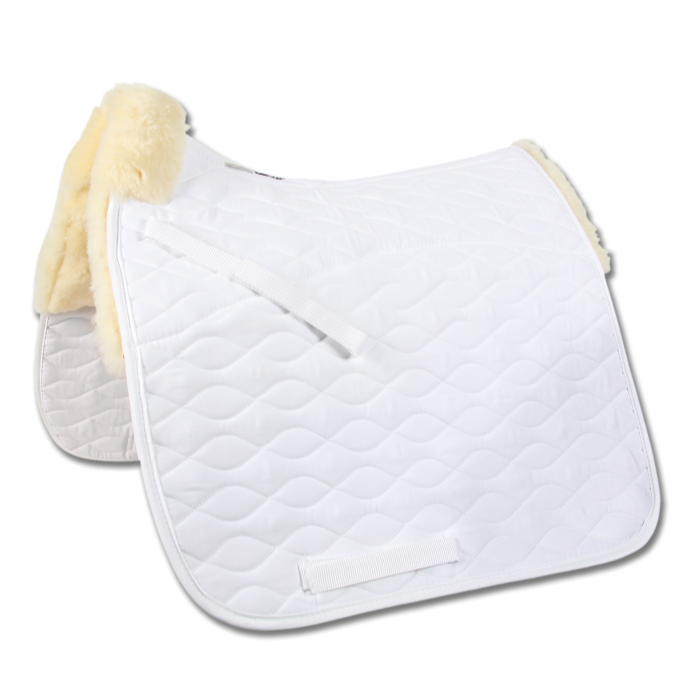 Waldhausen Milan Lambskin Saddle Pad #colour_white