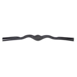 Shires Velociti Lusso Elite Mono Headpiece #colour_black