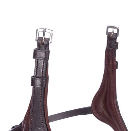 Shires Velociti LUSSO Elite Grackle Noseband #colour_havana